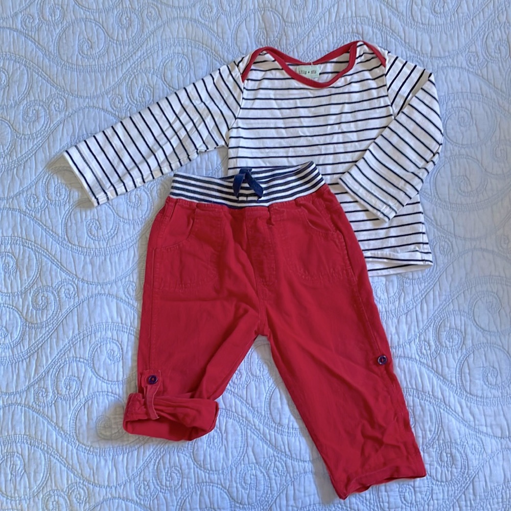Nautical Shirt and Pant Set